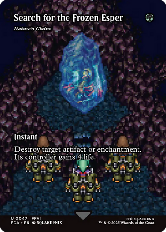 Search for the Frozen Esper - Nature's Claim (Showcase) (FCA-047)  - FINAL FANTASY: Through the Ages / Search for the Frozen Esper (Borderless)