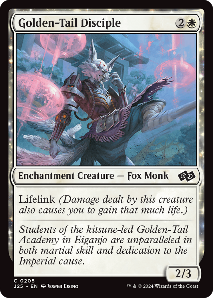 Golden-Tail Disciple (J25-205)  - Foundations Jumpstart: (enchantment)