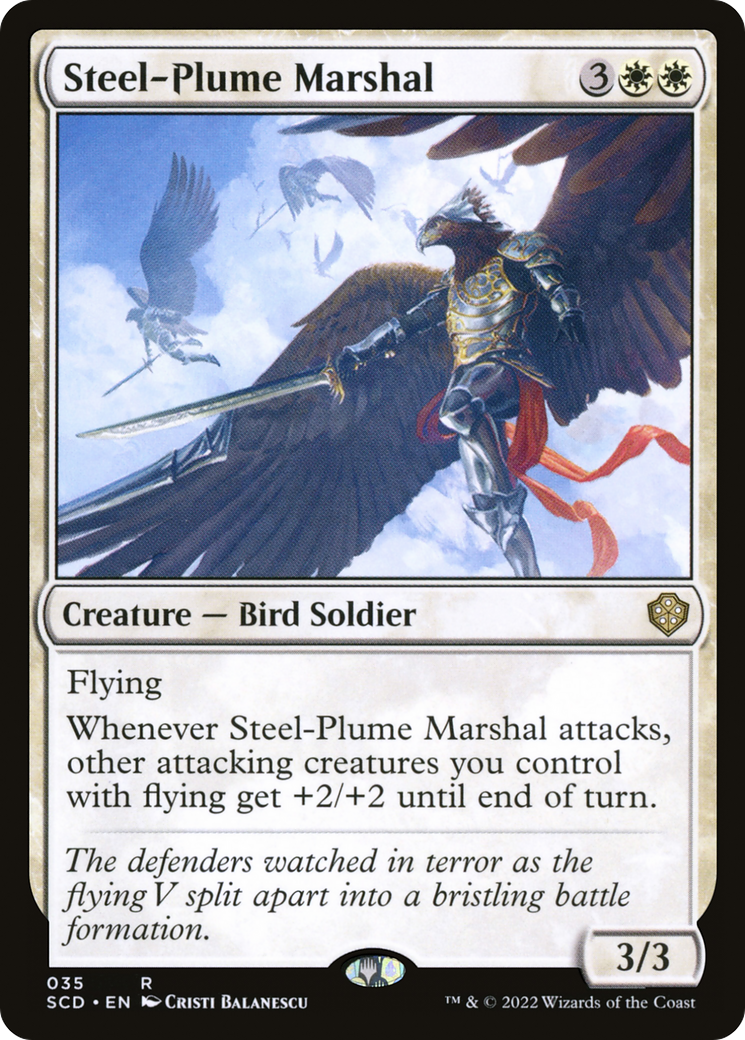 Steel-Plume Marshal (SCD-035)  - Starter Commander Decks
