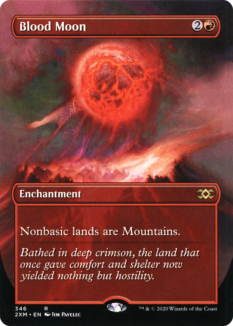 Blood Moon (Borderless) (2XM-346)  Foil - Double Masters