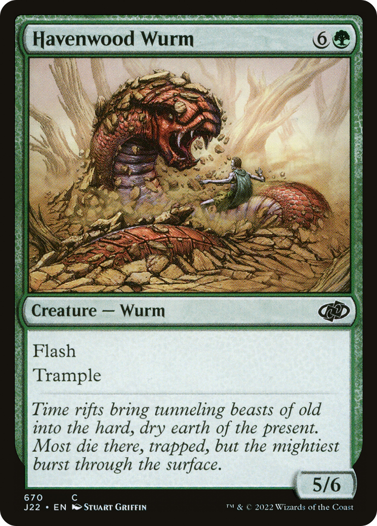 Havenwood Wurm (J22-670)  - Jumpstart 2022