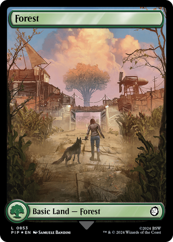 Forest (0853) (Surge Foil) (PIP-853)  Foil - Fallout