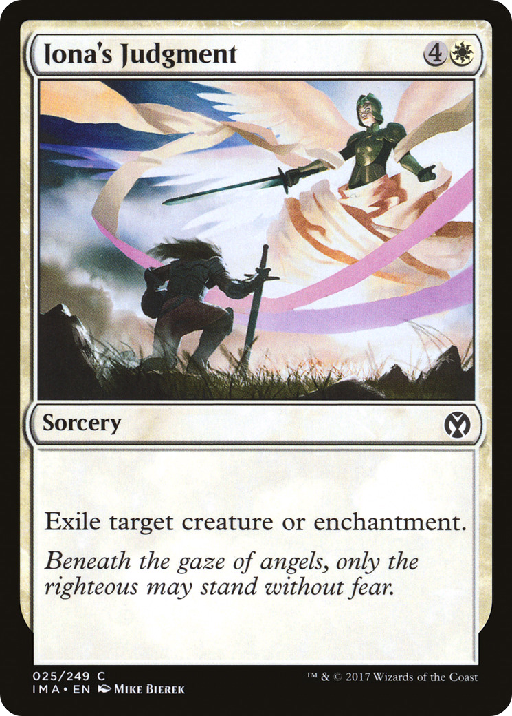 Iona's Judgment (IMA-025)  Foil - Iconic Masters