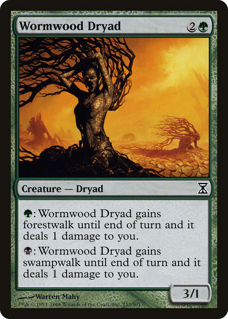 Wormwood Dryad (TSP-233)  Foil - Time Spiral