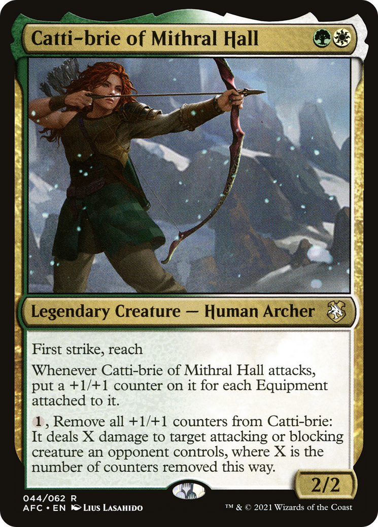 Catti-brie of Mithral Hall (AFC-044) - Adventures in the Forgotten Realms Commander