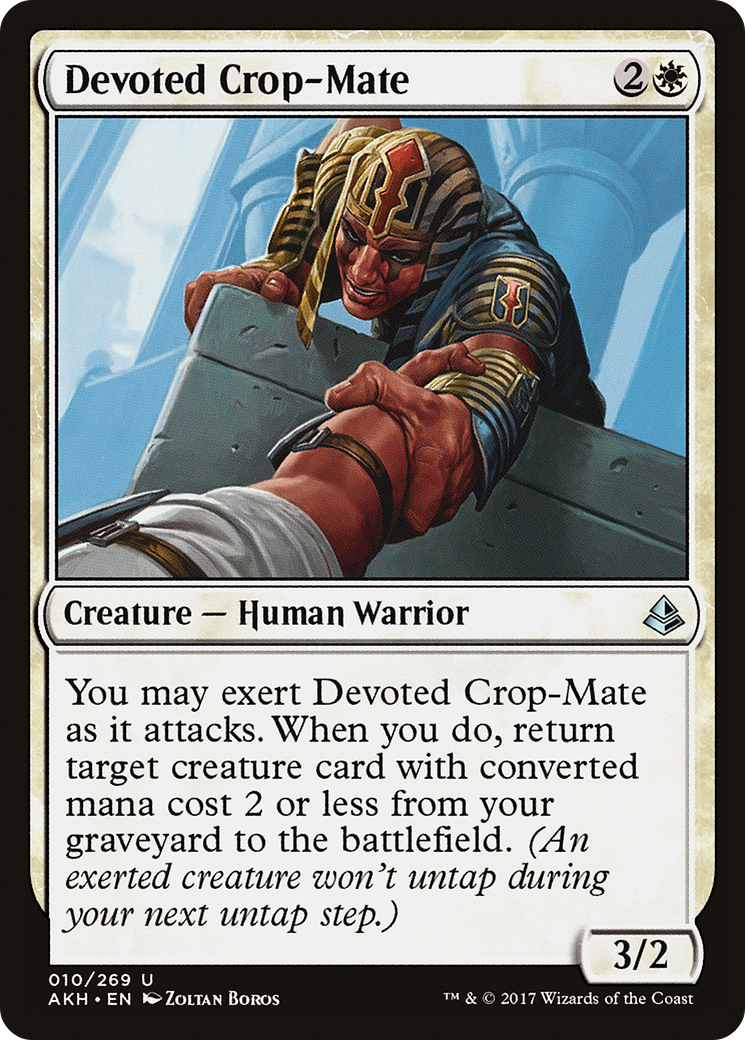 Devoted Crop-Mate (AKH-010)  Foil - Amonkhet