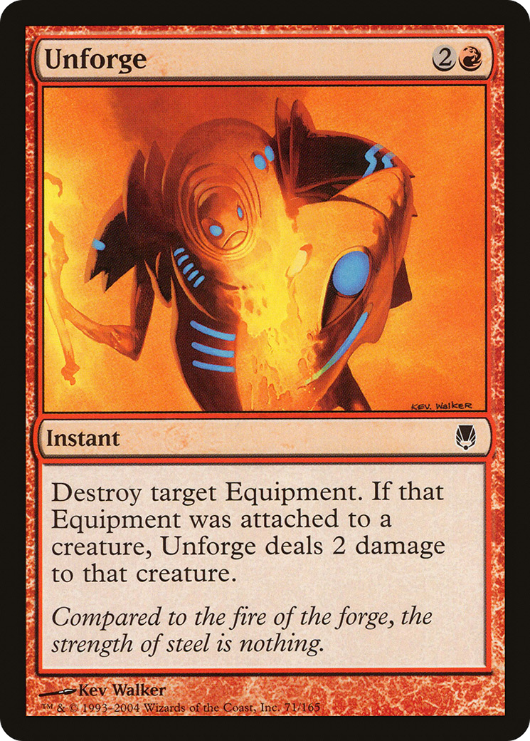 Unforge (DST-071)  Foil - Darksteel