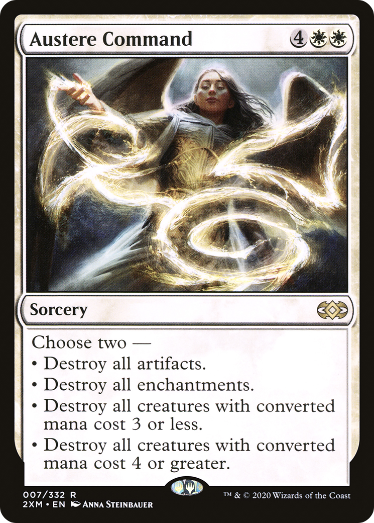 Austere Command (2XM-007)  Foil - Double Masters
