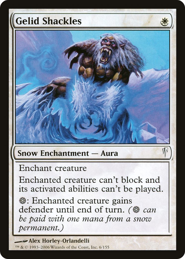 Gelid Shackles (CSP-006)  Foil - Coldsnap