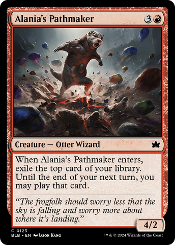 Alania's Pathmaker (BLB-123)  Foil - Bloomburrow