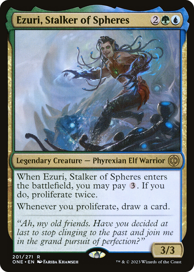 Ezuri, Stalker of Spheres (ONE-201)  Foil - Phyrexia: All Will Be One