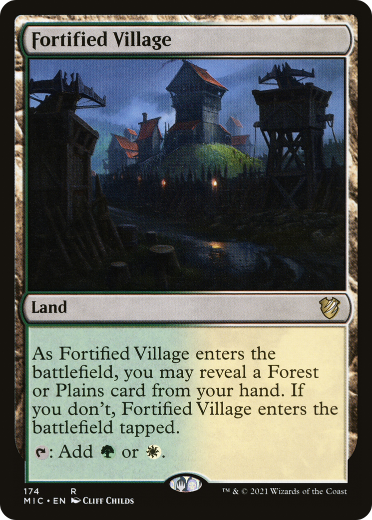 Fortified Village (MIC-174)  - Midnight Hunt Commander