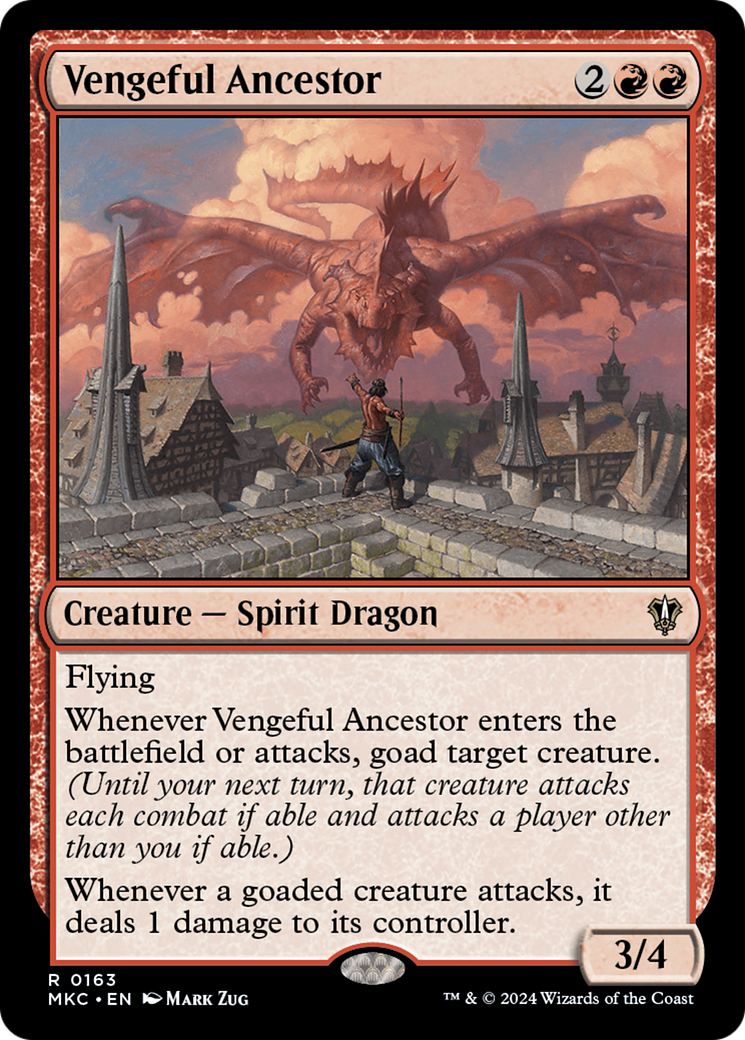 Vengeful Ancestor (MKC-163)  - Murders at Karlov Manor Commander