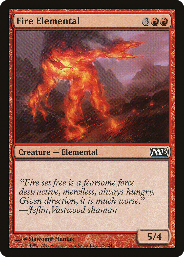 Fire Elemental (M13-130)  - Magic 2013
