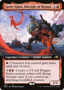 Goro-Goro, Disciple of Ryusei (Extended Art) (NEO-466)  - Kamigawa: Neon Dynasty: (Extended Art)
