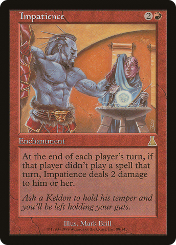 Impatience (UDS-088)  Foil - Urza's Destiny