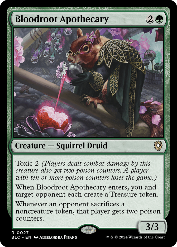Bloodroot Apothecary (BLC-027)  - Bloomburrow Commander