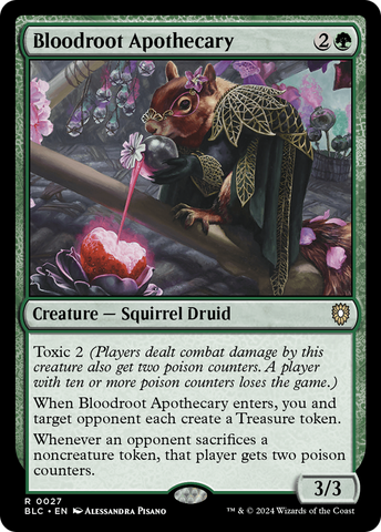 Bloodroot Apothecary (BLC-027)  - Bloomburrow Commander