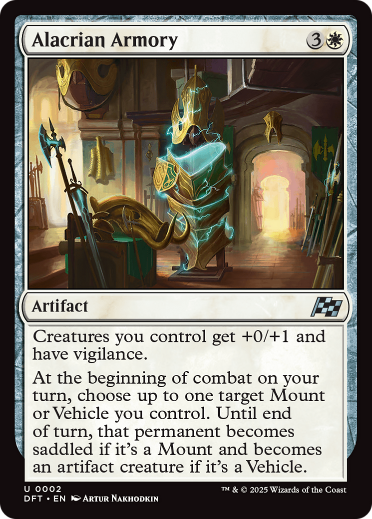 Alacrian Armory (DFT-002)  Foil - Aetherdrift