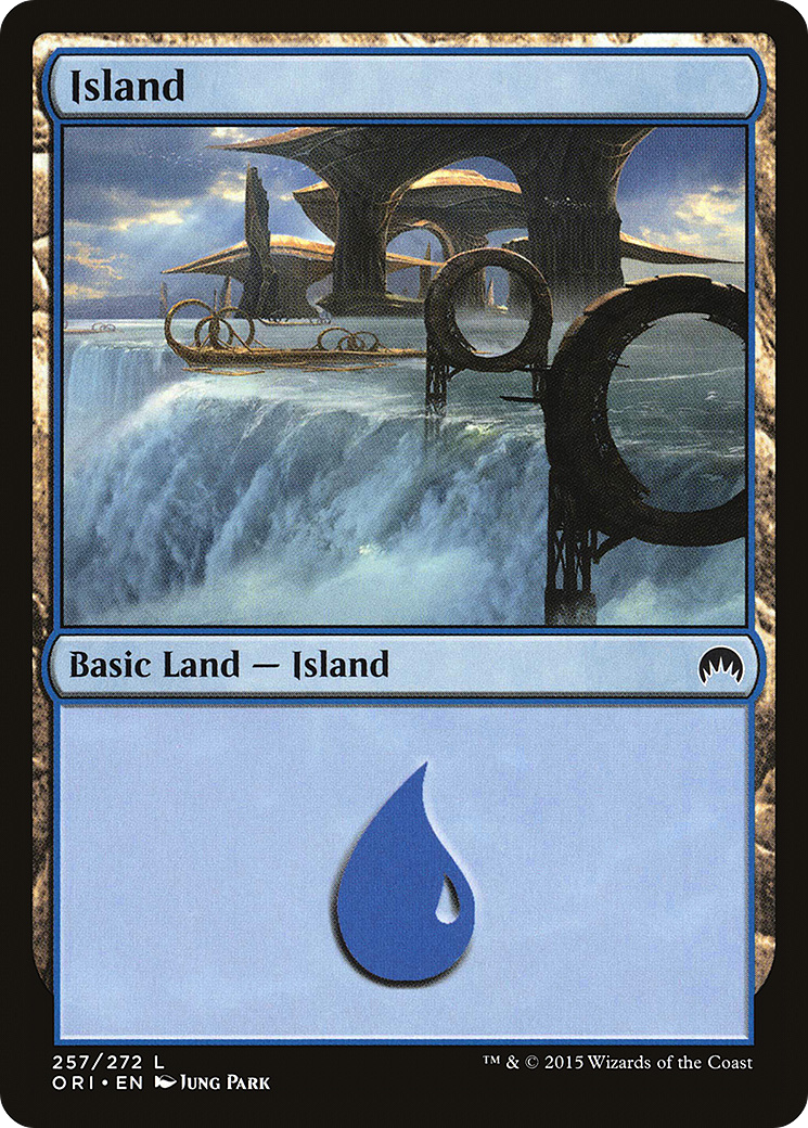 Island (257) (ORI-257)  Foil - Magic Origins