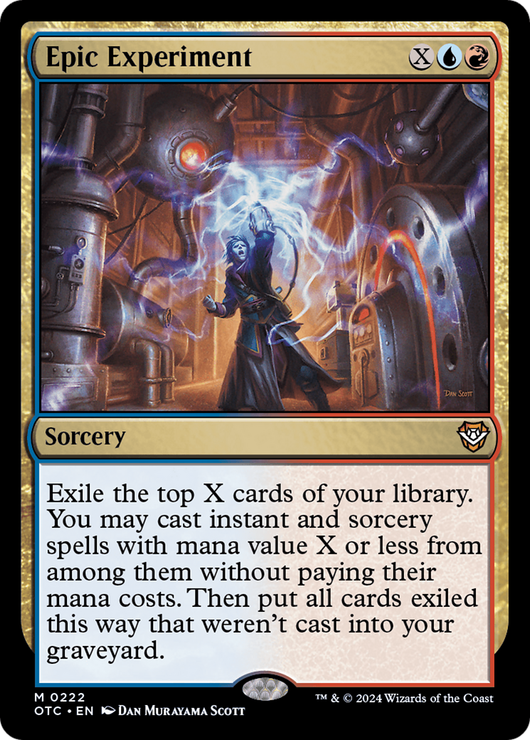 Epic Experiment (OTC-222)  - Outlaws of Thunder Junction Commander