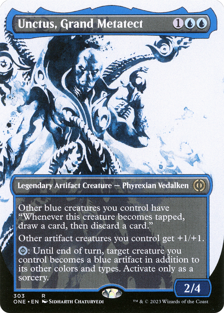 Unctus, Grand Metatect (Showcase) (ONE-303)  - Phyrexia: All Will Be One: (Showcase) (Borderless)