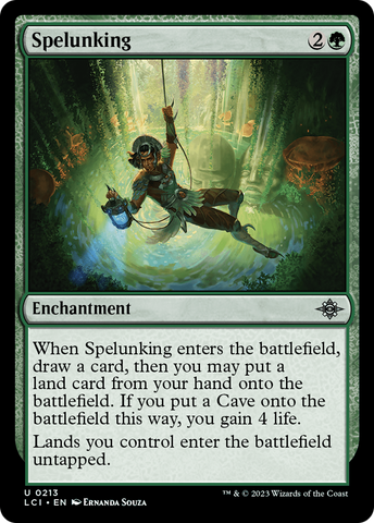Spelunking (LCI-213)  Foil - The Lost Caverns of Ixalan