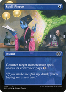 Spell Pierce (Borderless) (2X2-350)  Foil - Double Masters 2022