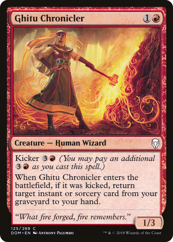 Ghitu Chronicler (DOM-125)  Foil - Dominaria