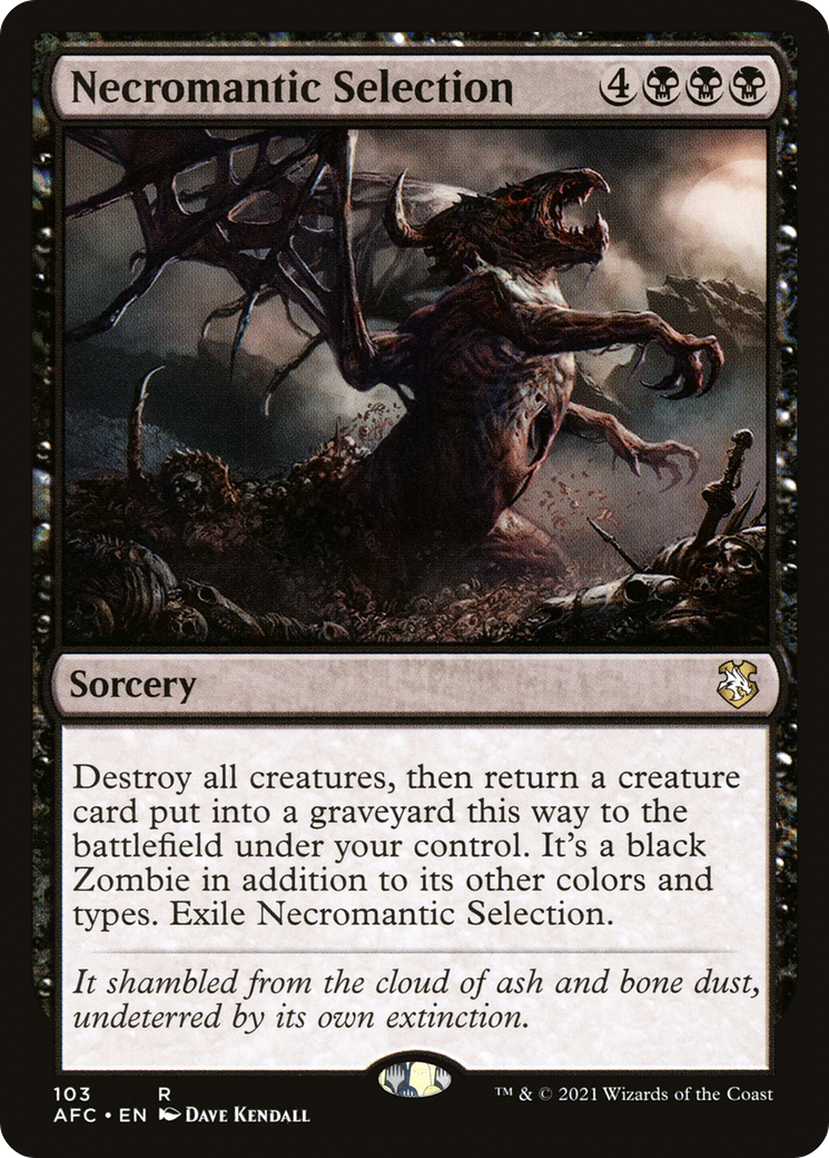 Necromantic Selection (AFC-103) - Adventures in the Forgotten Realms Commander
