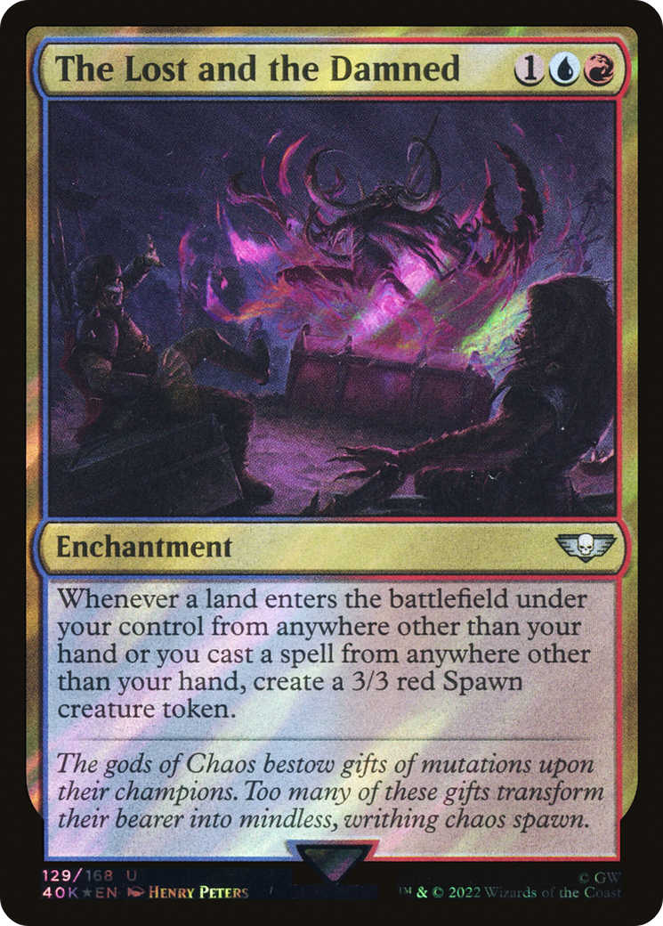 The Lost and the Damned (Surge Foil) (40K-129)  Foil - Warhammer 40,000 Commander