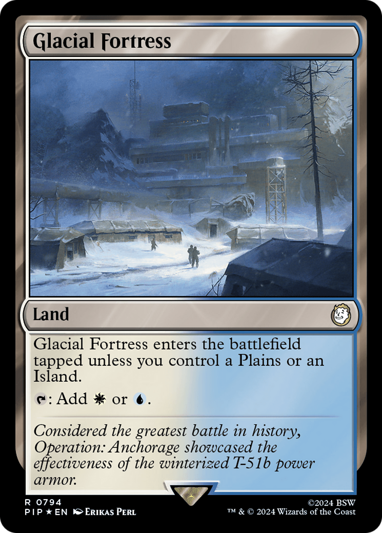 Glacial Fortress (Surge Foil) (PIP-794)  Foil - Fallout