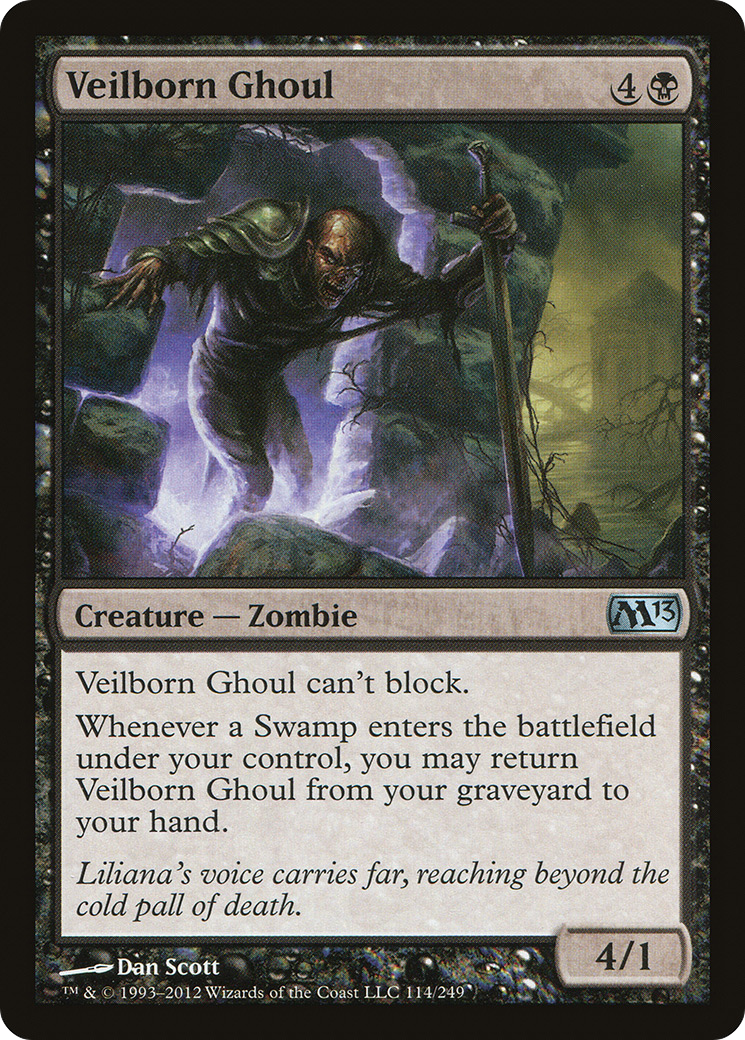 Veilborn Ghoul (M13-114)  Foil - Magic 2013