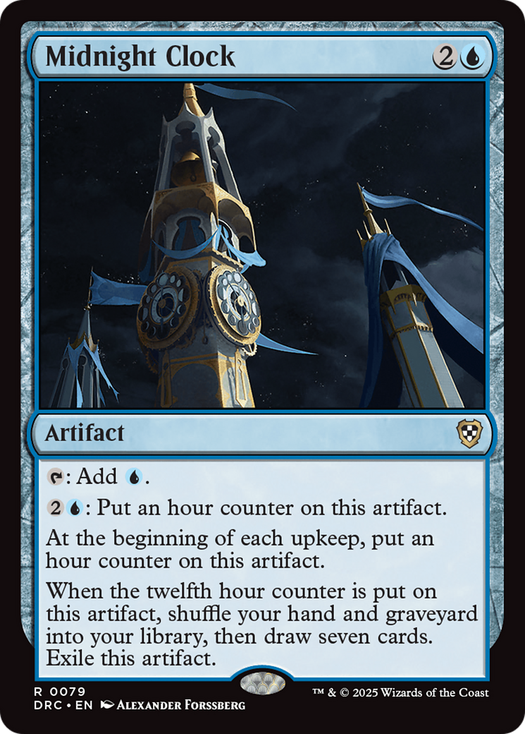 Midnight Clock (DRC-079)  - Commander: Aetherdrift