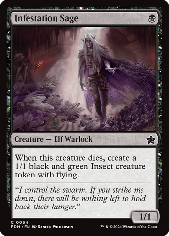 Infestation Sage (FDN-064)  Foil - Foundations