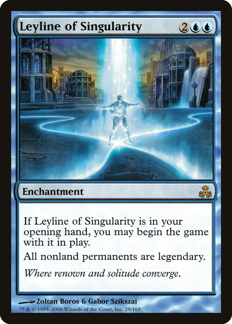 Leyline of Singularity (GPT-029)  Foil - Guildpact