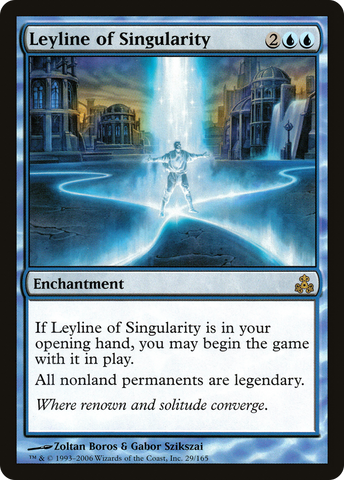 Leyline of Singularity (GPT-029)  Foil - Guildpact