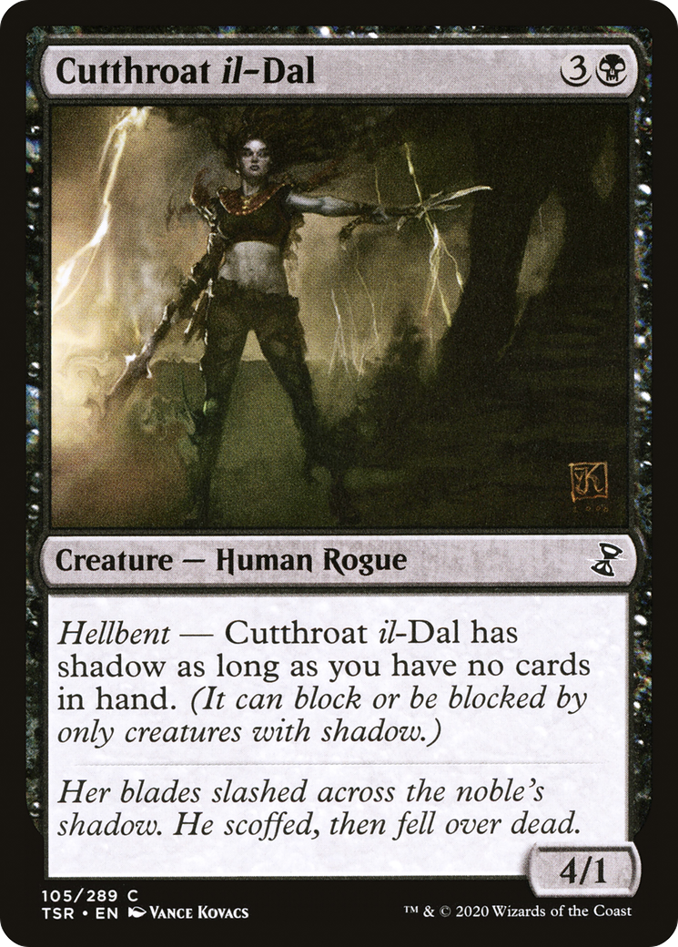 Cutthroat il-Dal (TSR-105)  Foil - Time Spiral Remastered