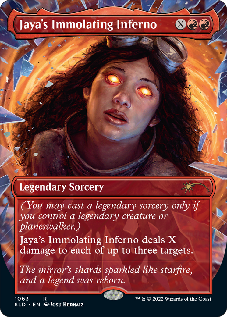 Jaya's Immolating Inferno (SLD-1063)  - Secret Lair Drop (Borderless)