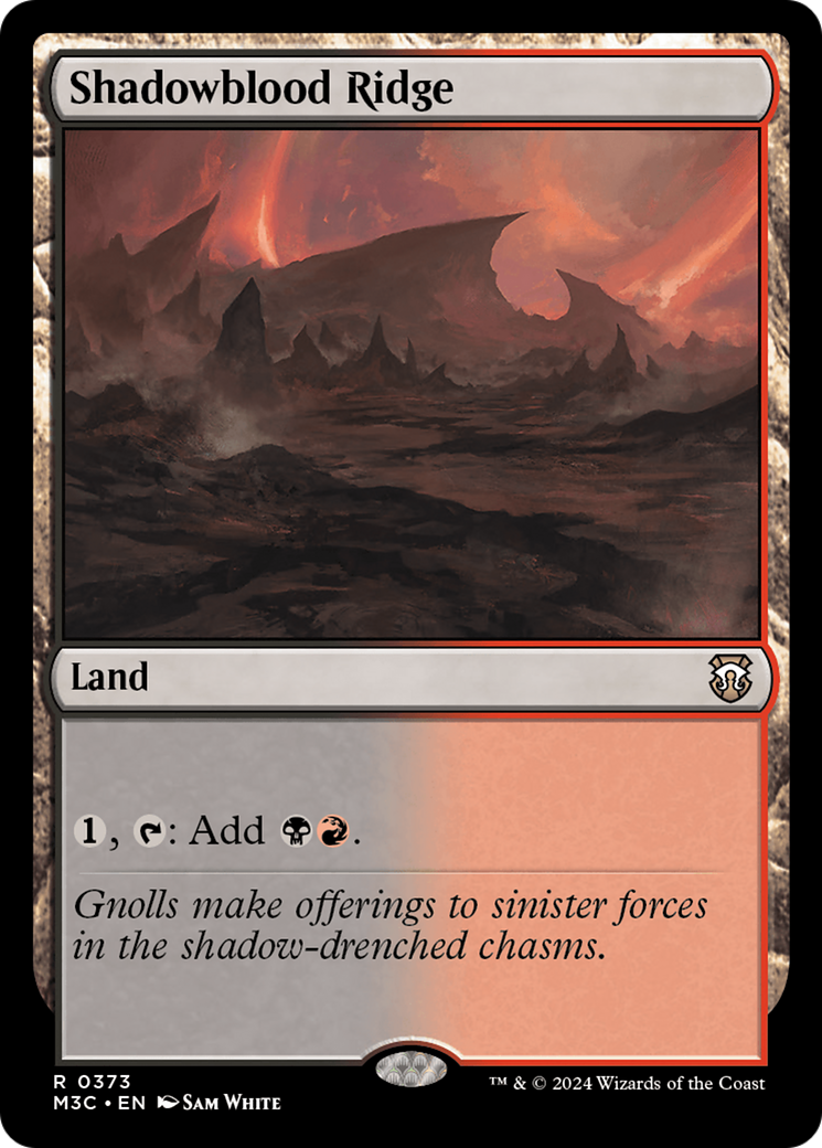 Shadowblood Ridge (M3C-373)  - Modern Horizons 3 Commander