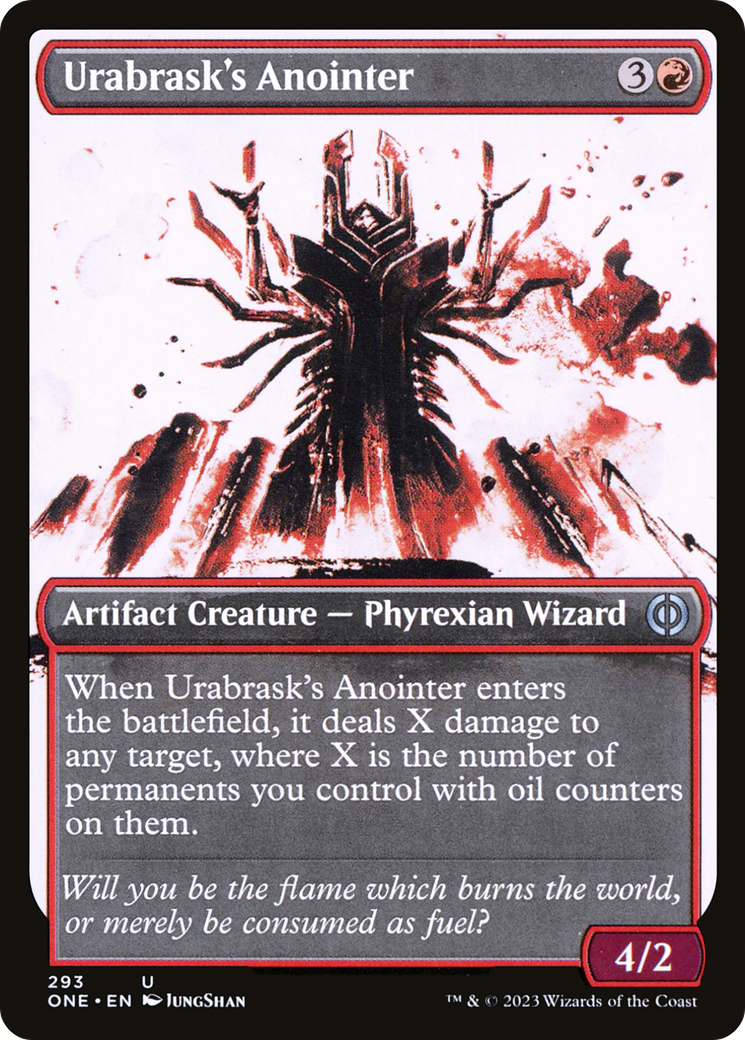 Urabrask's Anointer (Showcase) (ONE-293)  - Phyrexia: All Will Be One: (Showcase)