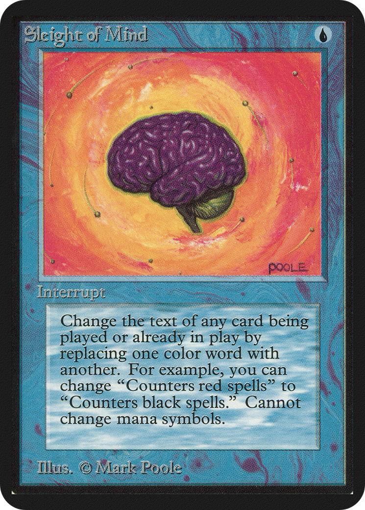 Sleight of Mind (LEA-)  - Limited Edition Alpha