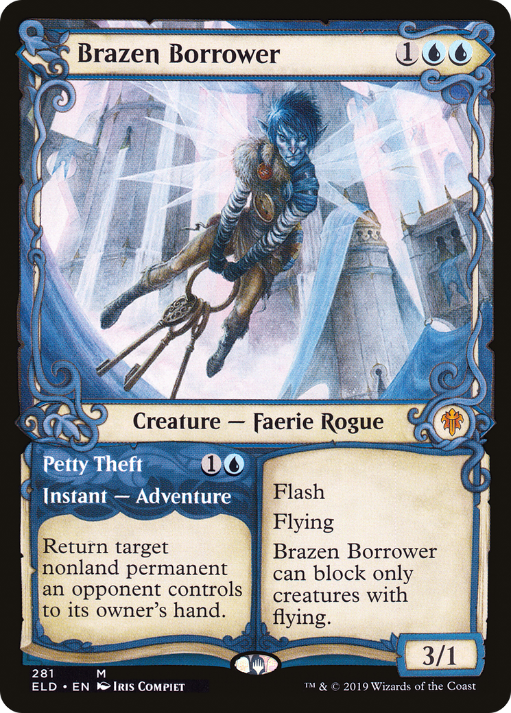 Brazen Borrower (Showcase) (ELD-281) - Throne of Eldraine: (Showcase) Foil