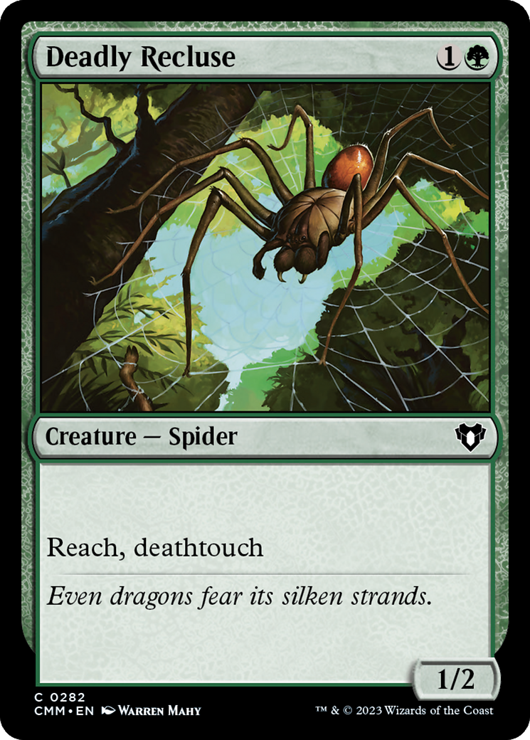 Deadly Recluse (CMM-282)  - Commander Masters