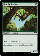Deadly Recluse (CMM-282)  Foil - Commander Masters