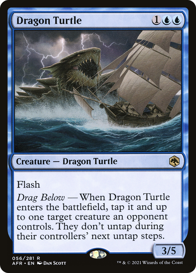 Dragon Turtle (AFR-056) - Adventures in the Forgotten Realms Foil