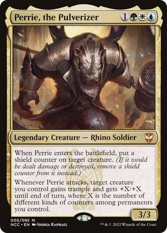 Perrie, the Pulverizer (NCC-005)  Foil - New Capenna Commander