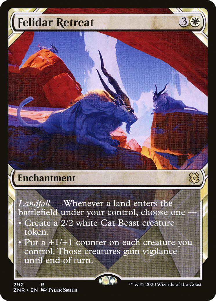 Felidar Retreat (Showcase) (ZNR-292)  Foil - Zendikar Rising: (Showcase)
