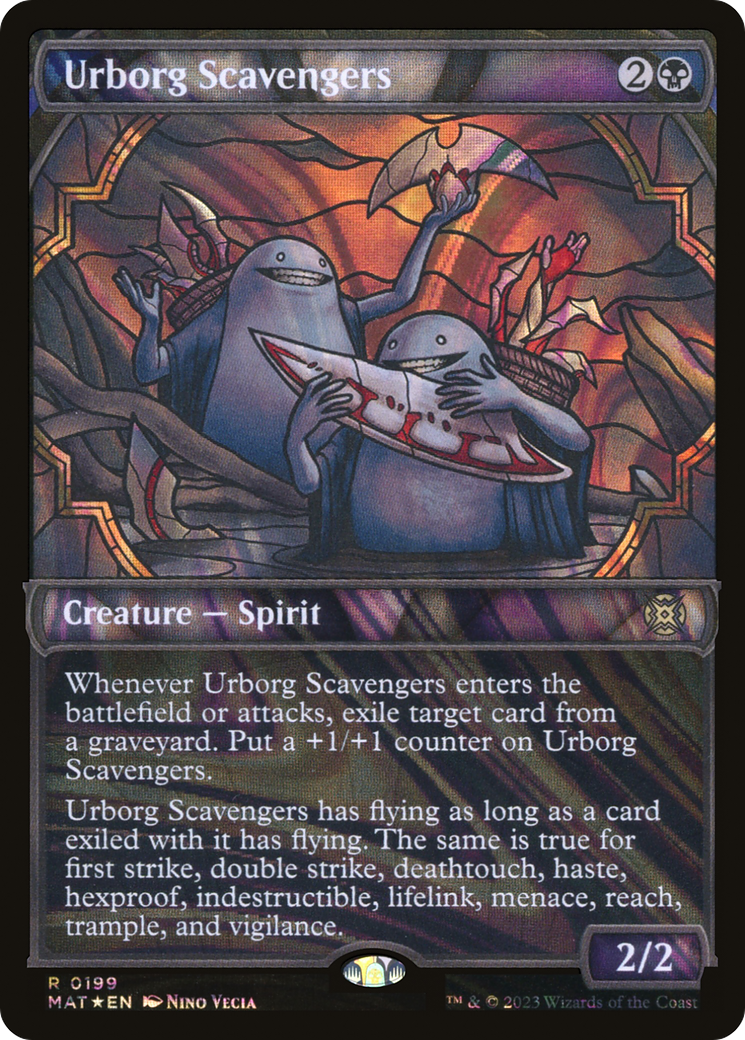 Urborg Scavengers (Halo Foil) (MAT-199)  Foil - March of the Machine: The Aftermath: (Showcase)