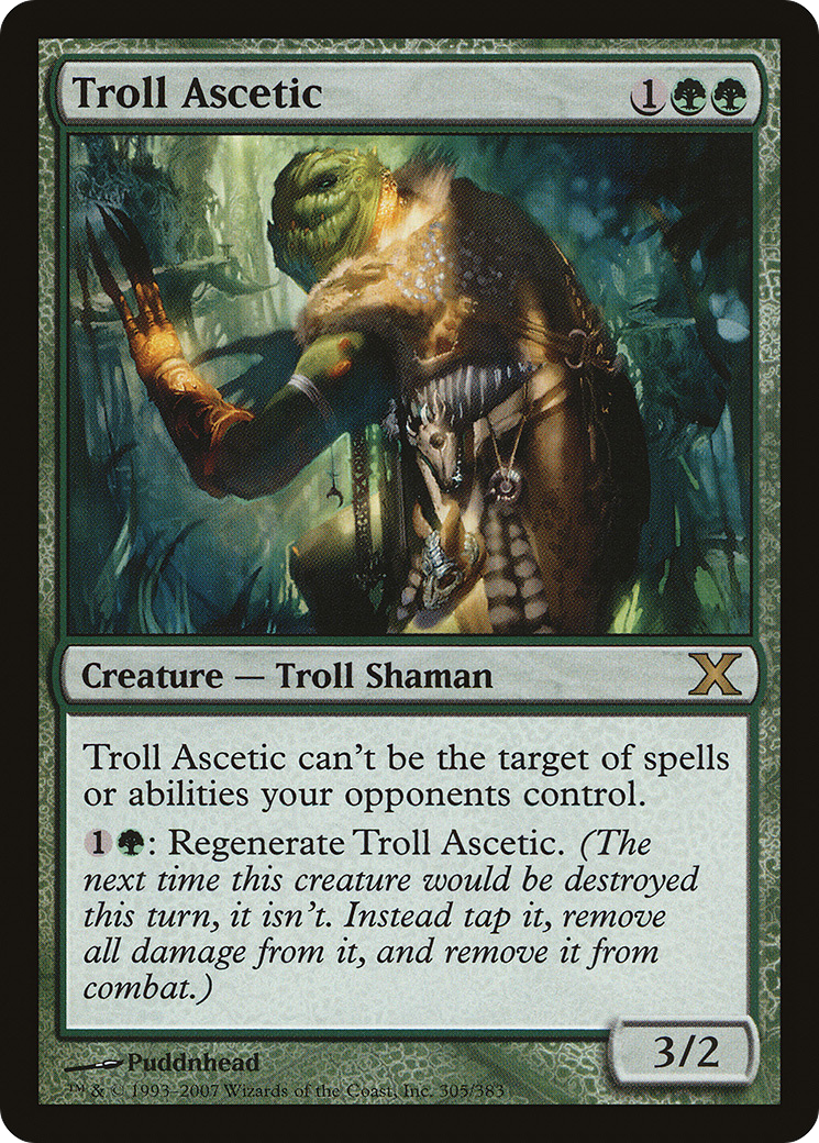 Troll Ascetic (10E-305)  - Tenth Edition